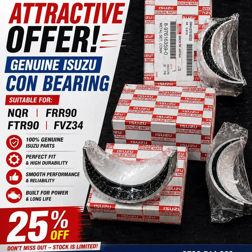 genuine isuzu con bearing