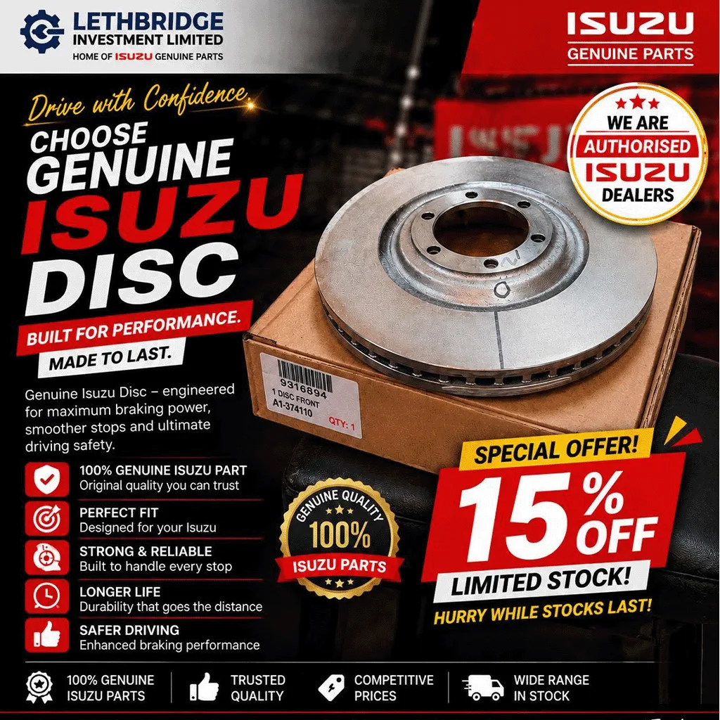 genuine isuzu disc
