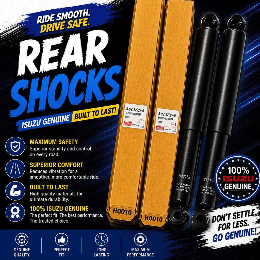 genuine isuzu rear shocks