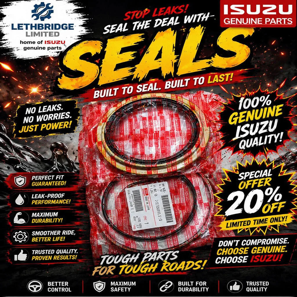 genuine isuzu seals