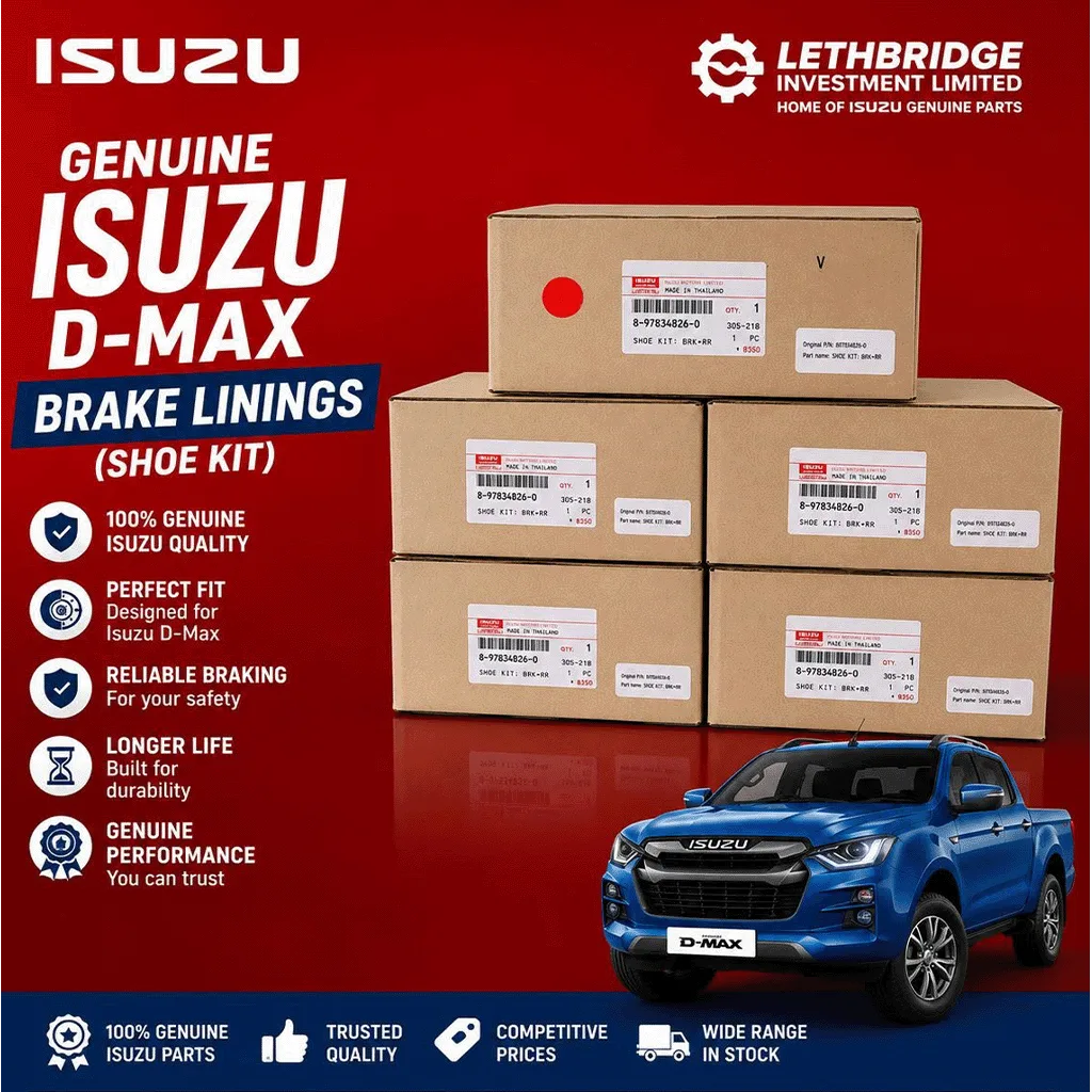 isuzu dmax brake shoe kit