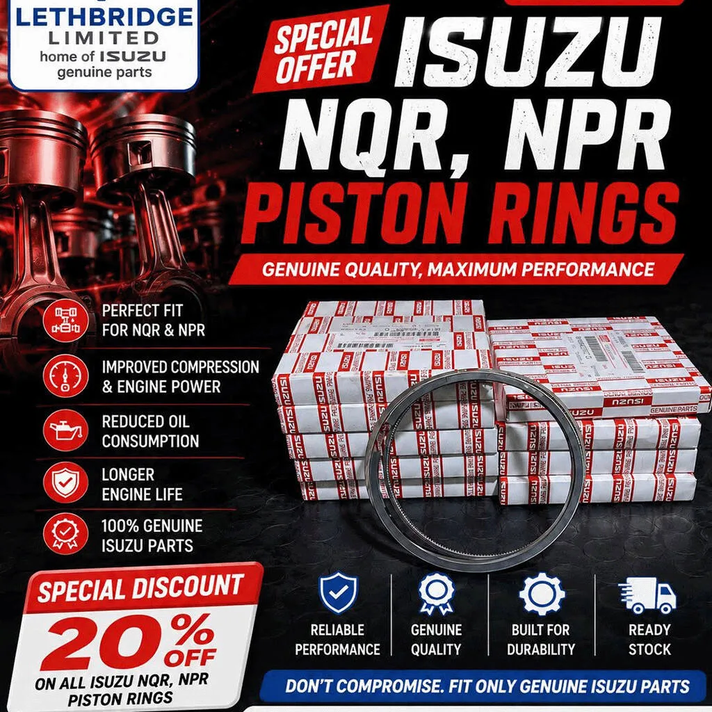 isuzu nqr npr piston rings