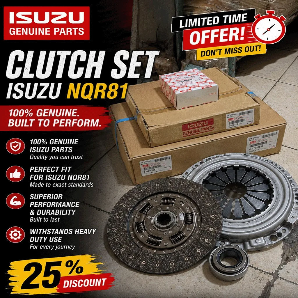 isuzu nqr81 clutch set