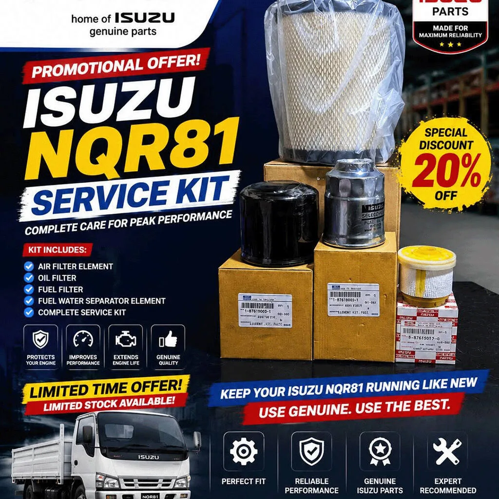 isuzu nqr81 service kit